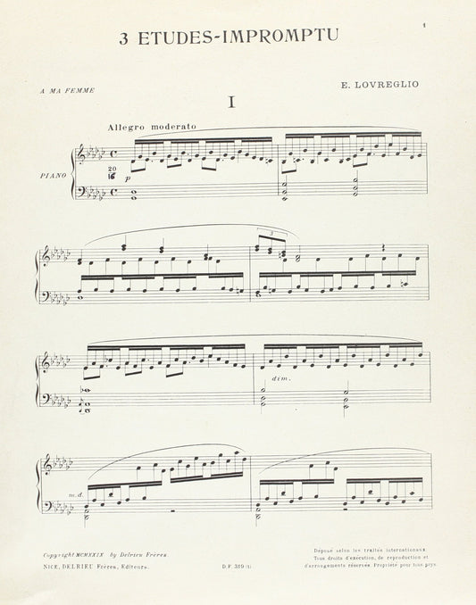 Lovreglio: Etudes-impromptu (3)
