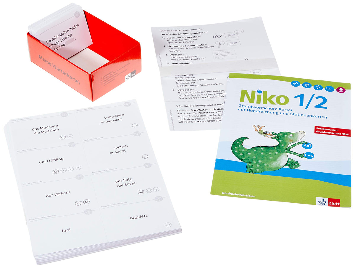 Niko Sprachbuch 1/2. Grundwortschatzkartei, Ausgabe NRW Klasse 1/2