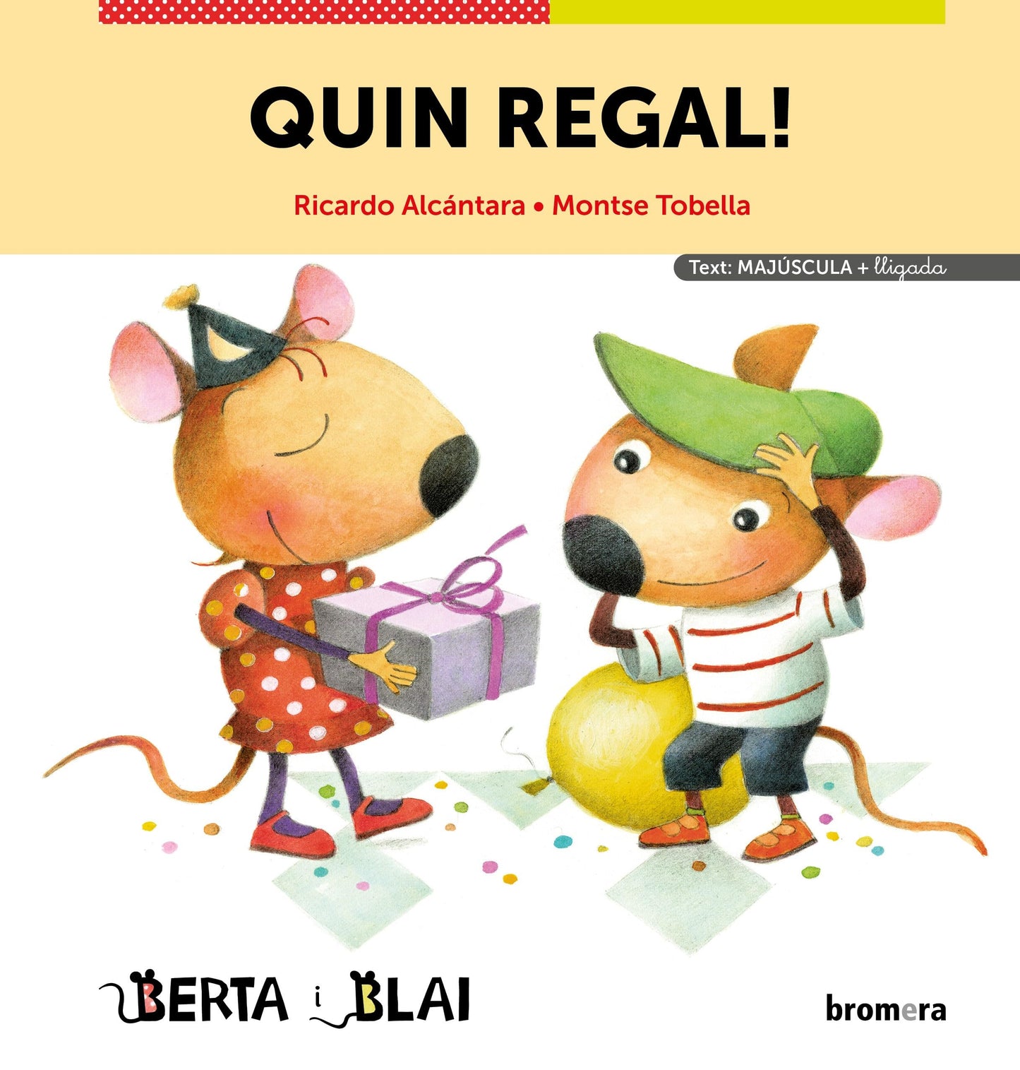 Quin regal! (majúscules + lligada)