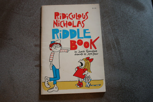 Ridiculous Nicholas Riddle Book