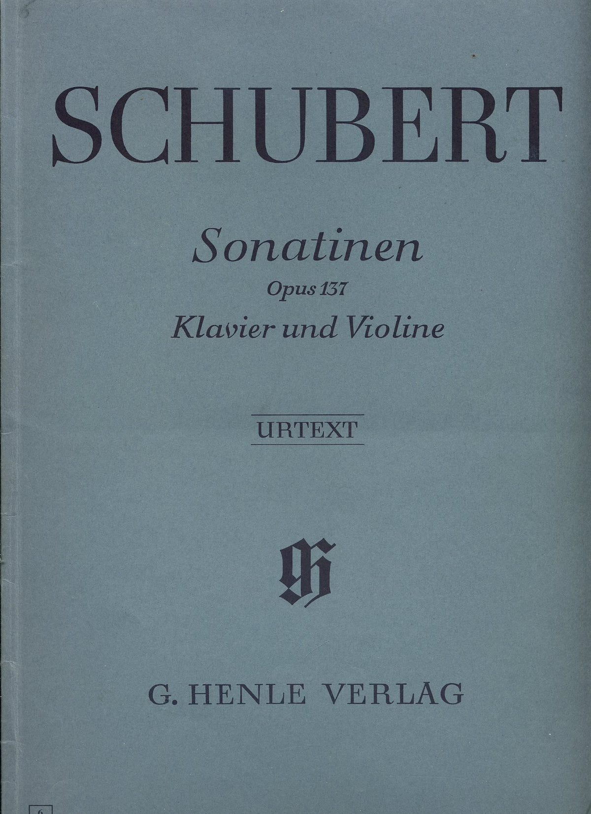 Partition : Sonatinen für Klavier und Violine Opus post. 137 - Klavier und Violine