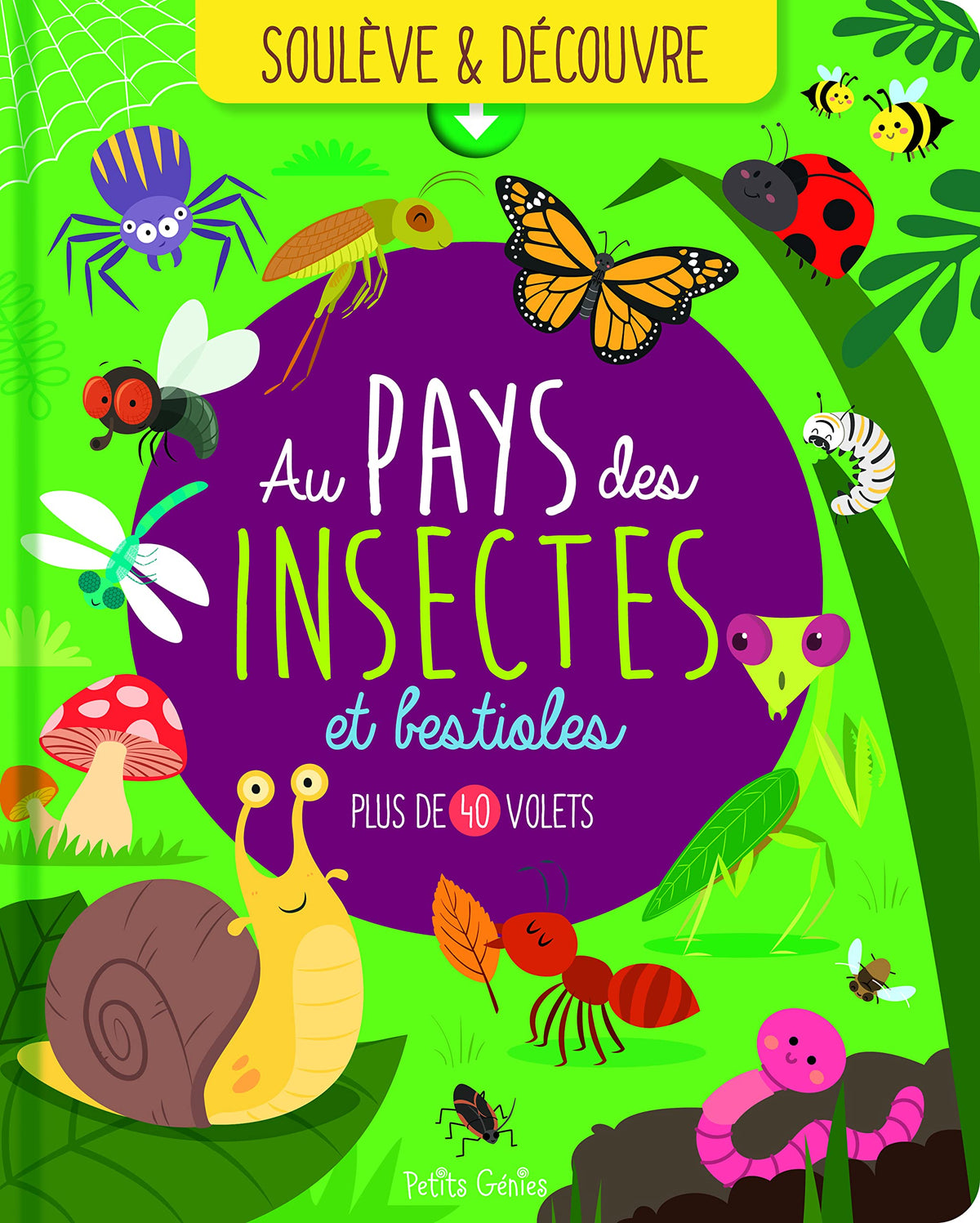 Soulève et découvre - Au pays des insectes et bestioles: Plus de 40 volets