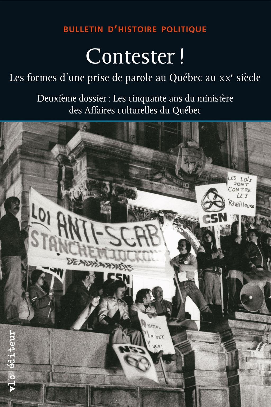 Contester !: La forme d'une prise de parole au Qu