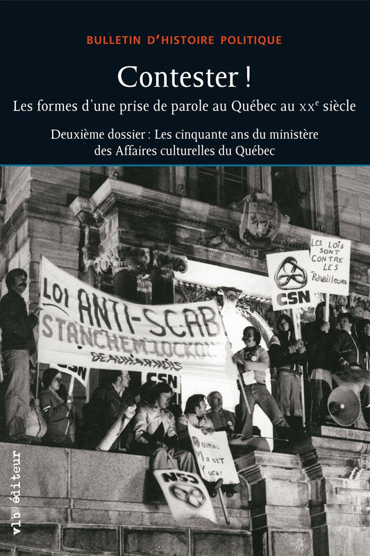 Contester !: La forme d'une prise de parole au Qu