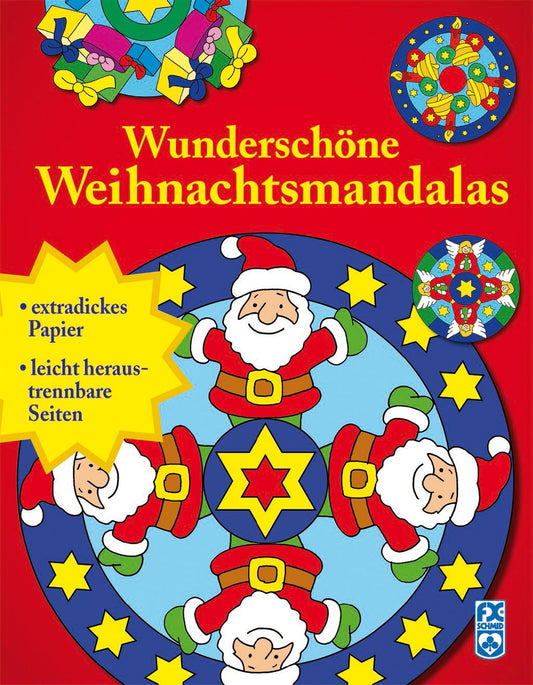 Wunderschöne Weihnachtsmandalas