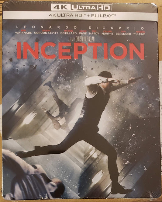 INCEPTION Blu-ray Steelbook (4K UHD Limited Edition REGION-FREE Import)