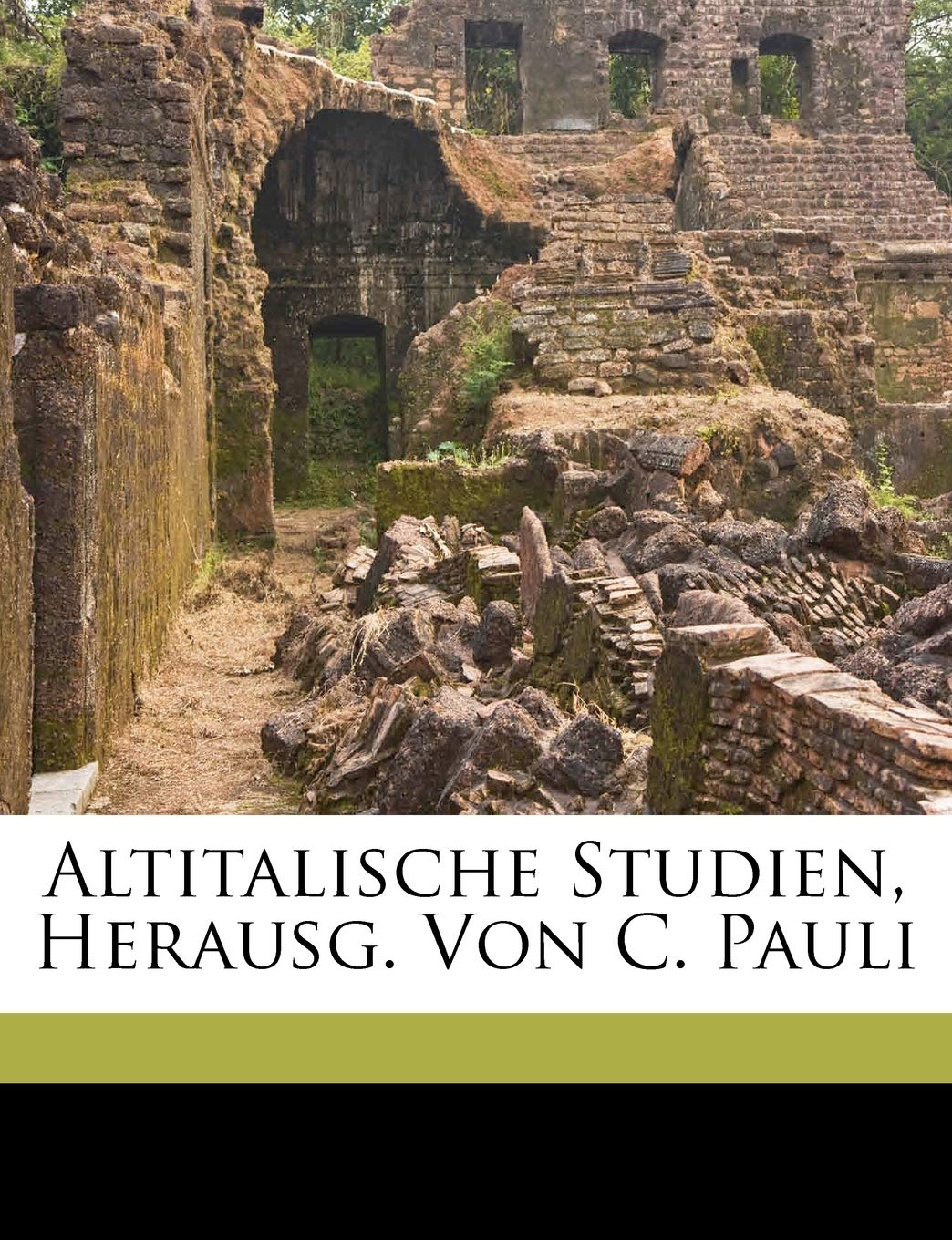 Altitalische Studien. (German Edition)