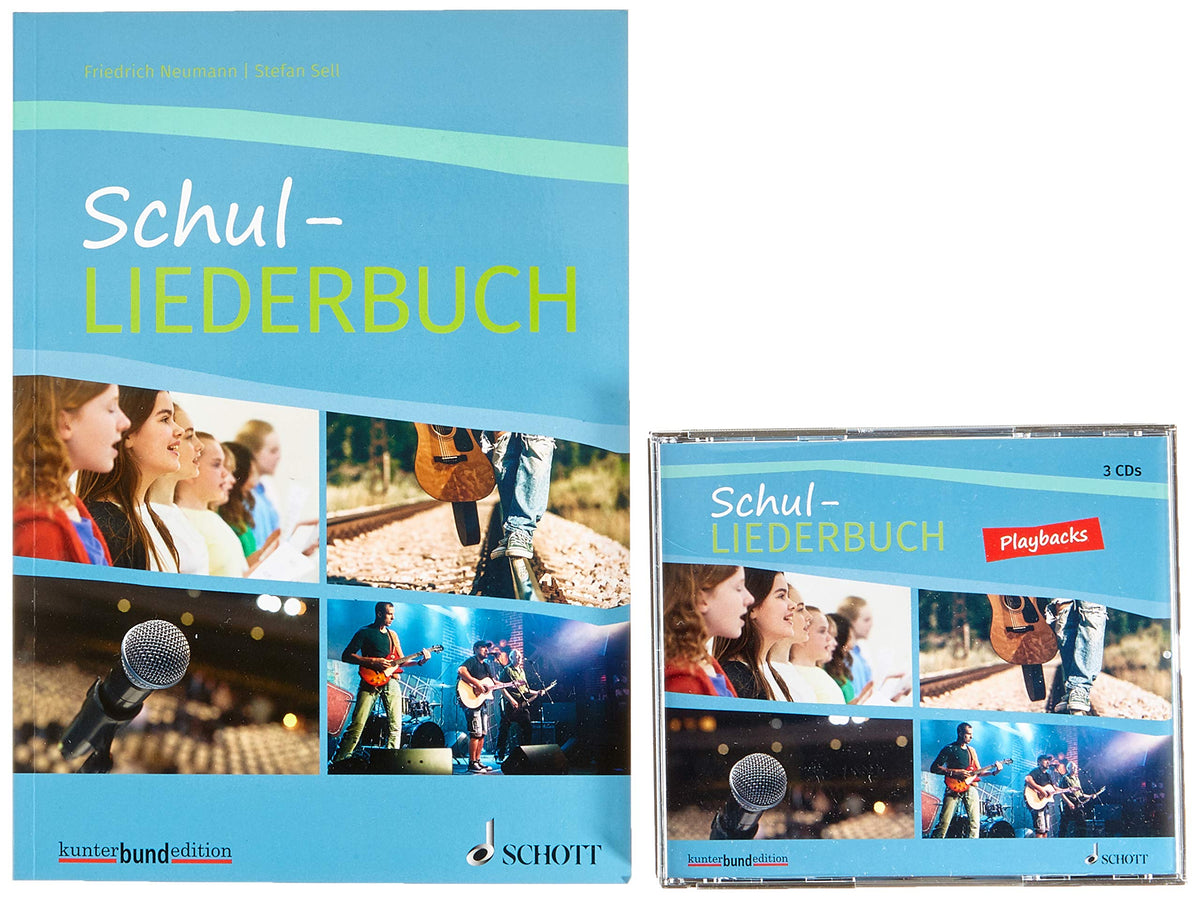Schul-Liederbuch-Paket: Buch & CDs: für allgemein bildende Schulen. Gesang und Gitarre, Klavier. Paket.