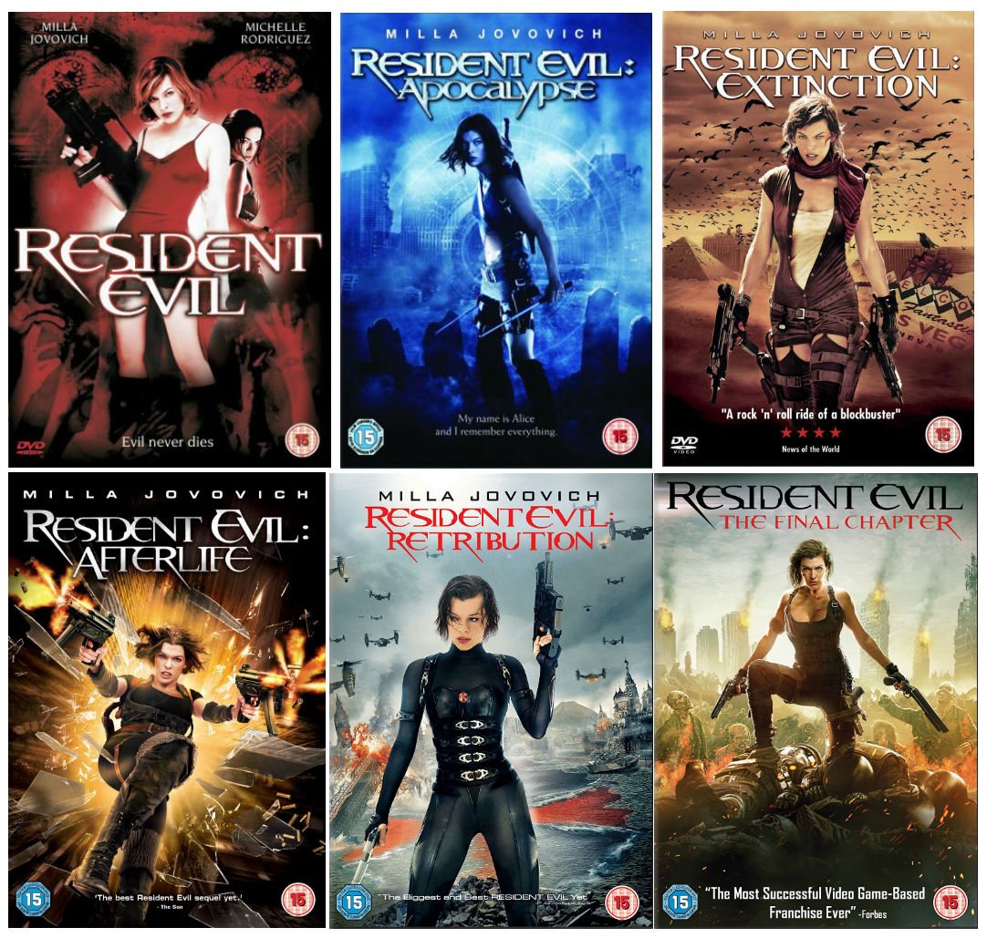 Resident Evil 1-6 Complete Collection