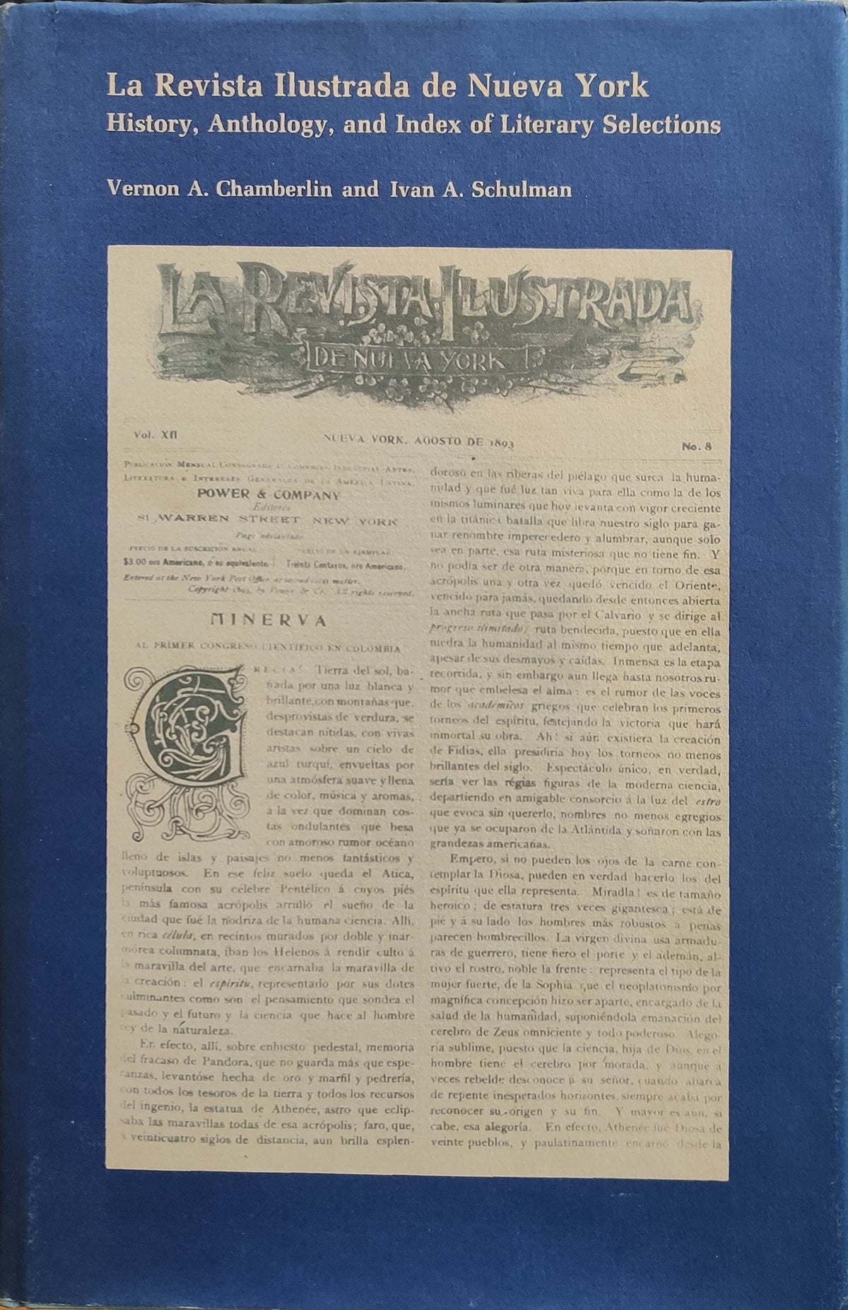La Revista Illustrada de Nueva York: History, Anthology and Index of Literary Selections