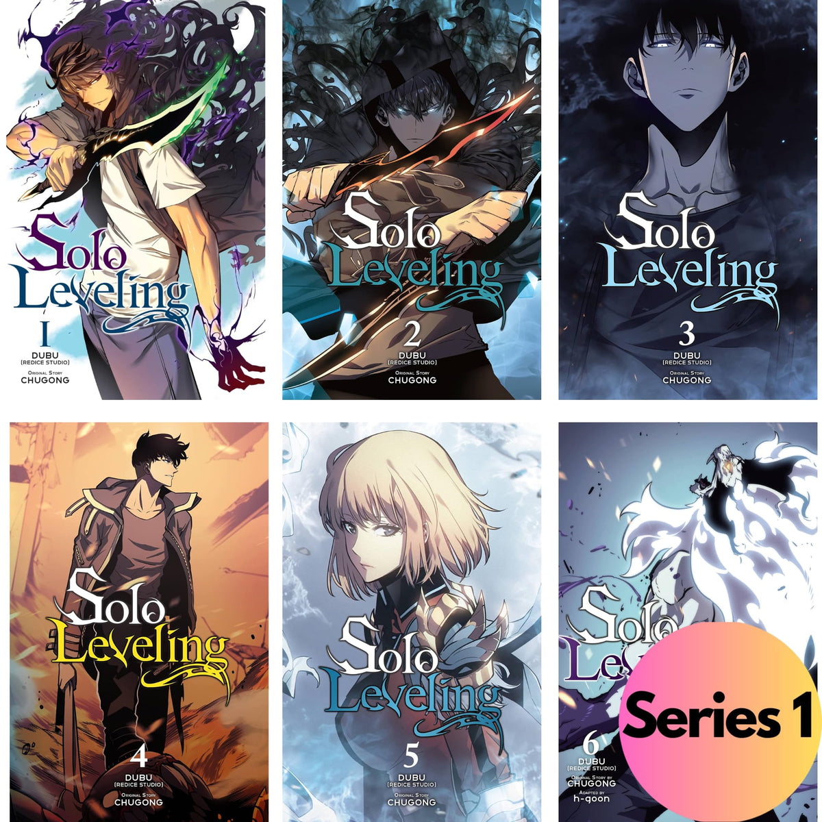 Solo leveling volumes 1-6 Book (series 1) Collection Manga Set by Chugong | Ultimate Manga Bundle | English Language Edi