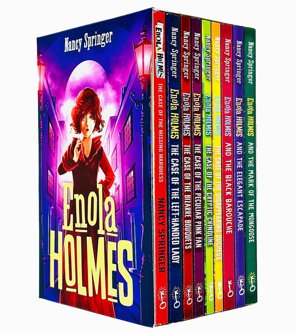 Enola Holmes Collection 9 Books Set By Nancy Springer (The Case of the Missing Marquess, The Case of the Left-Handed Lad