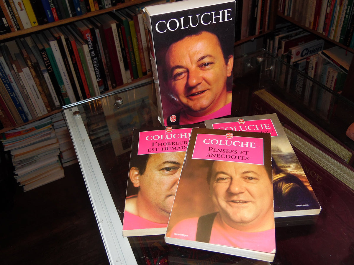 Coluche, coffret 3 volumes