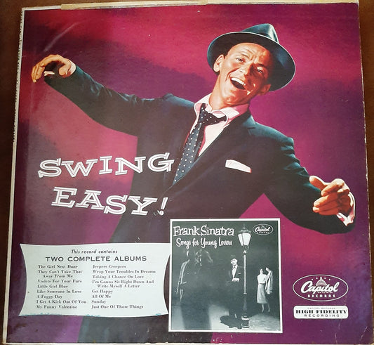 Frank Sinatra - Swing Easy / Songs For Young Lovers - 12" vinyl LP - original UK mono Capitol W 587