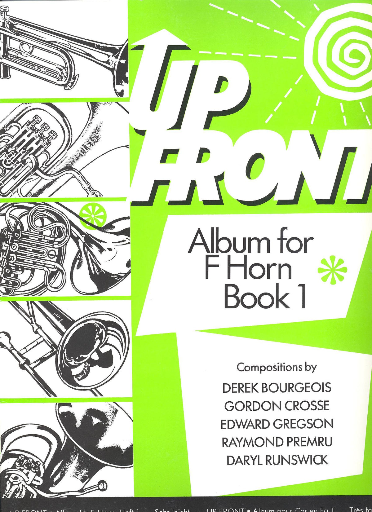 Up Front Album for F Horn - Book 1