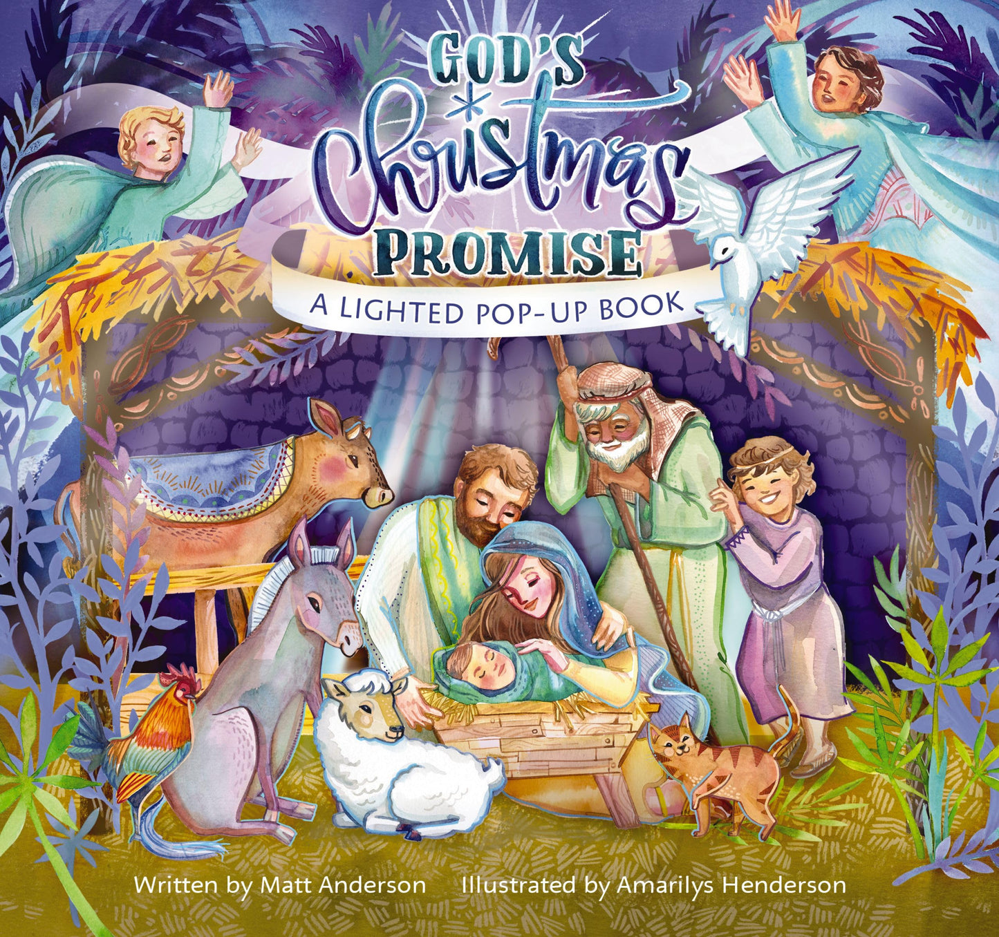 God's Christmas Promise: A Lighted Pop-Up Book