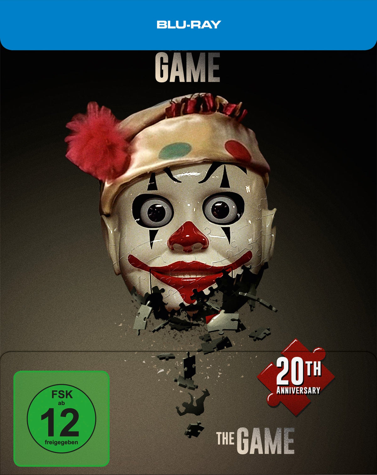 THE GAME 20th Anniversary Blu-ray Steelbook (Limited Edition Region-Free European Import Steelbook)