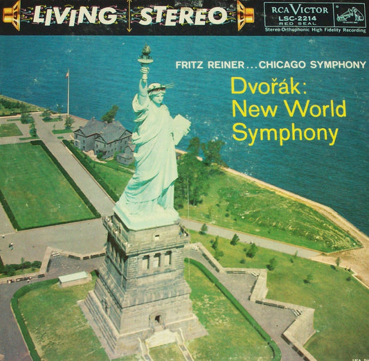 Dvorak - New World Symphony - 12" vinyl LP - Reiner RCA Victor Living Stereo LSC-2214 audiophile TAS