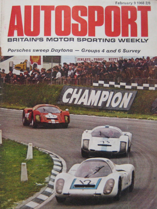 AUTOSPORT magazine 9/2/1968 featuring Volvo 142S road test