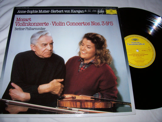 Wolfgang Amadeus Mozart - Berliner Philharmoniker , Herbert Von Karajan , Anne-Sophie Mutter - Violinkonzerte / Violin C