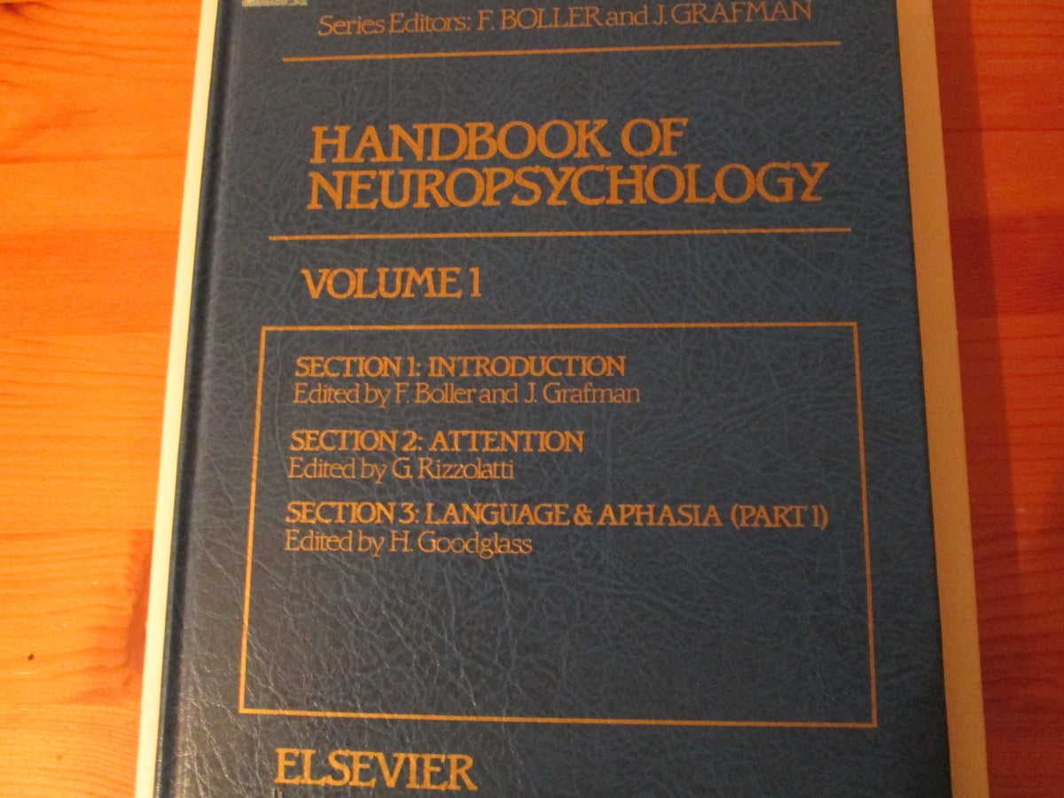 Handbk of Neuropsychology: Volume 1