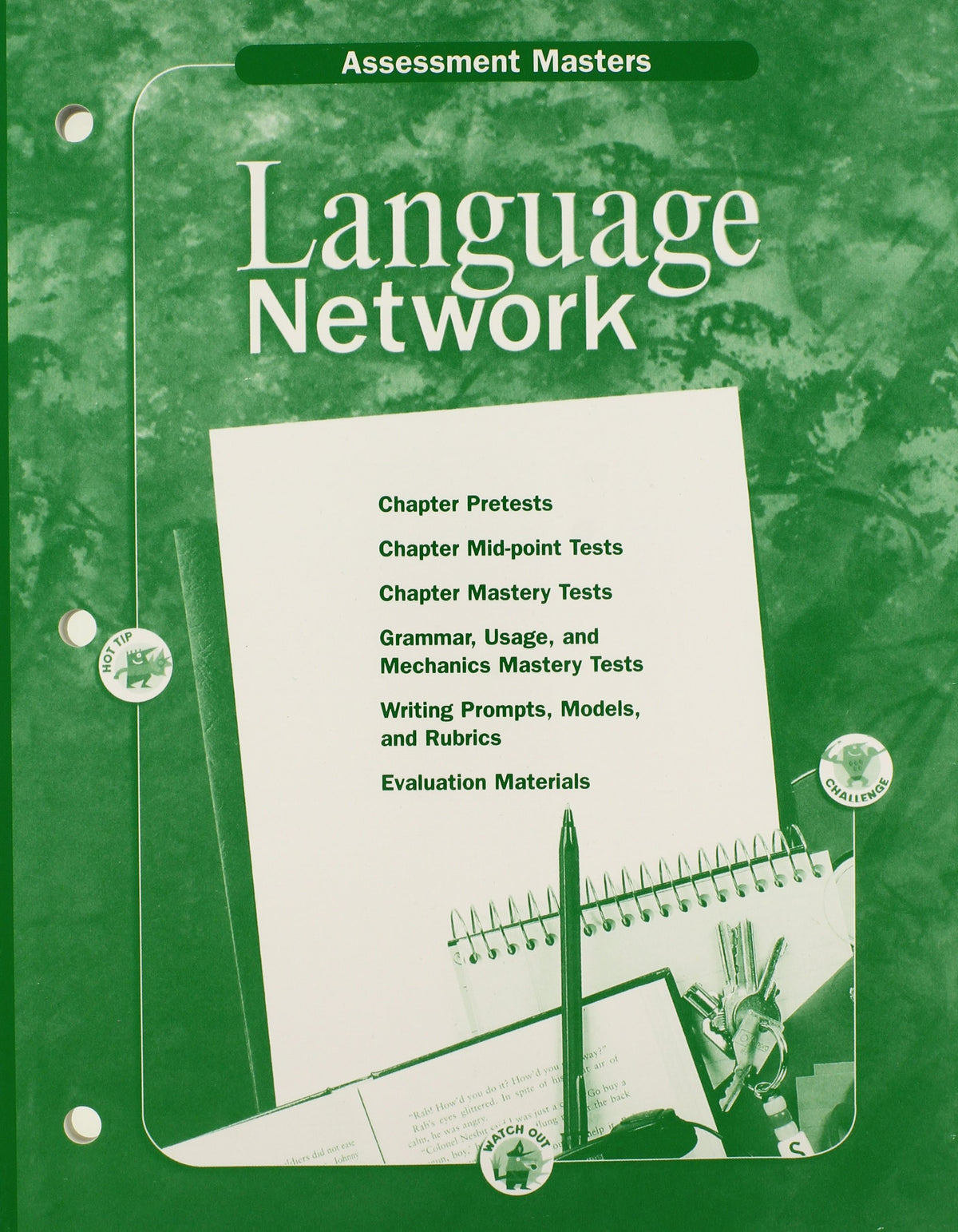 Language Network Test Guides/Answer Keys Grade 8 (Mcdougal Littell Language Network)