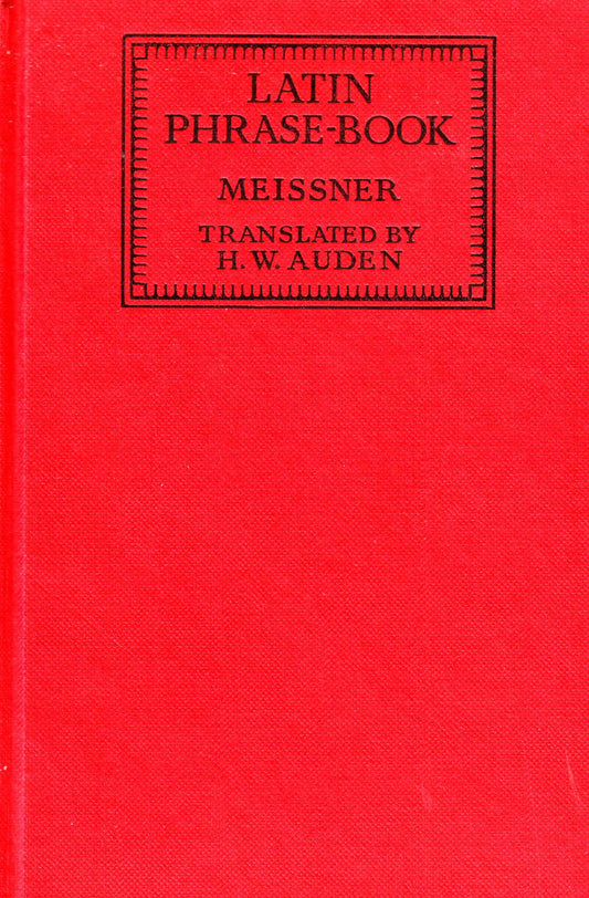 Latin phrase-book,