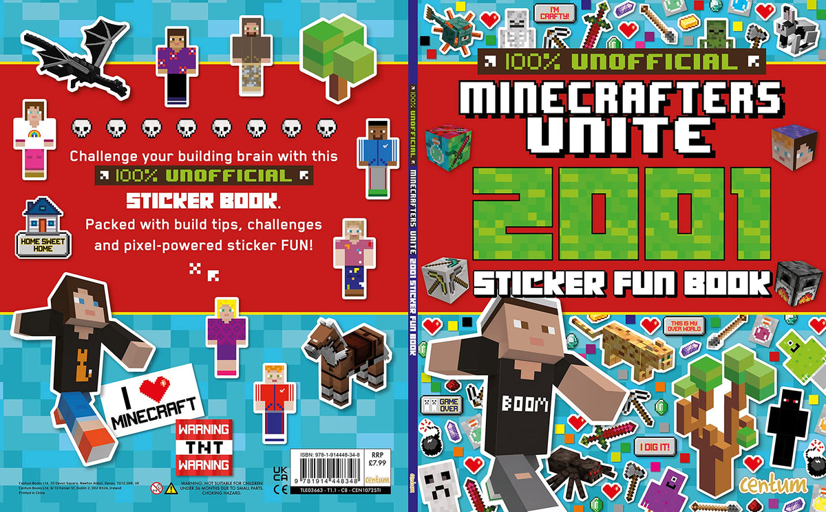 Unofficial Minecraft 2001 Sticker Book