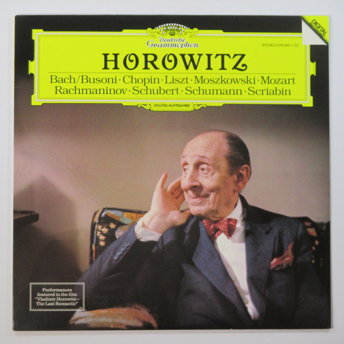 Horowitz: Bach / Busoni, Chopin, Liszt, Moszkowski, Mozart, Rachmaninov, Schubert, Schumann, Scriabin (Performances Feat