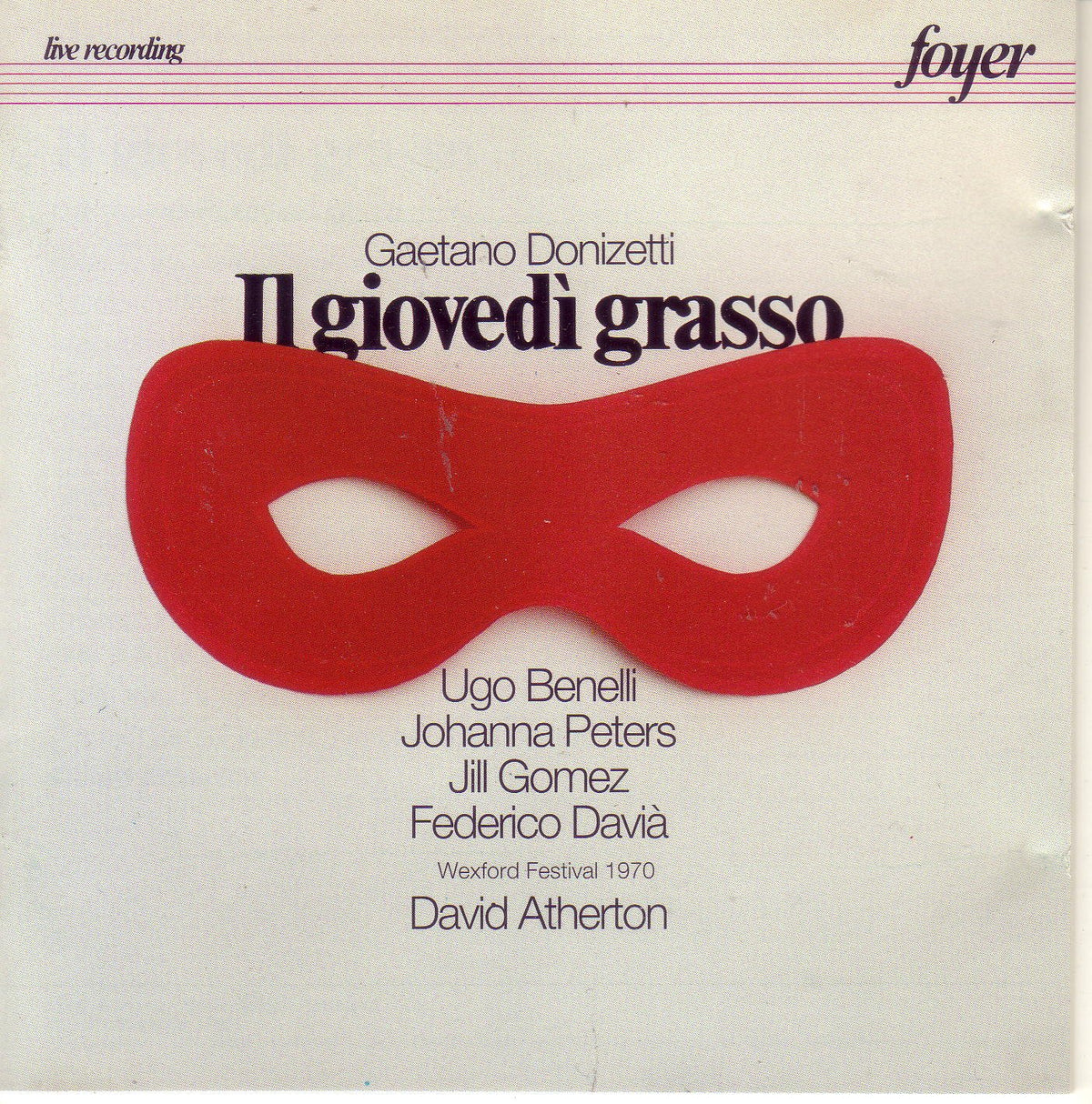 Donizetti: Il Giovedi' Grasso