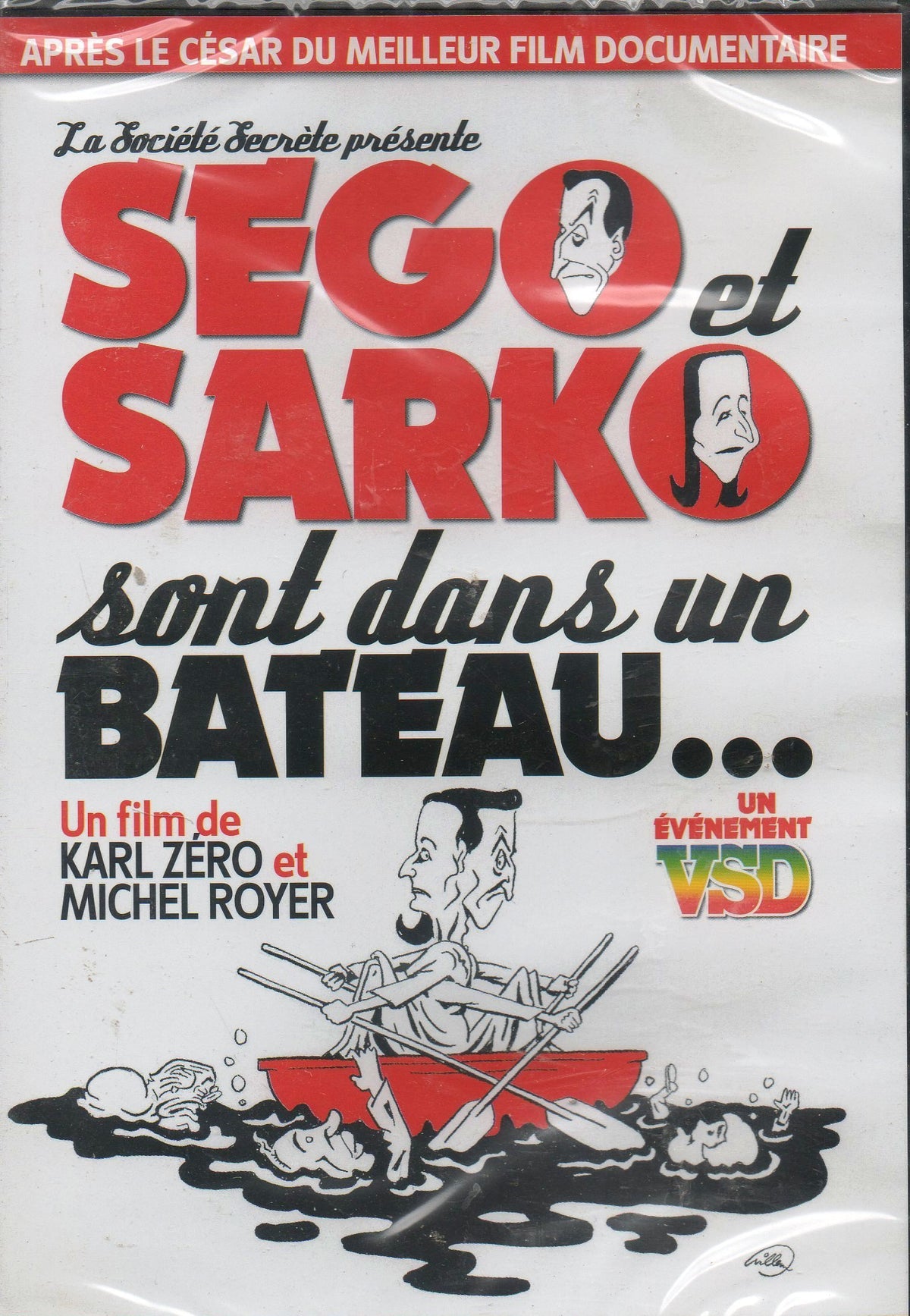 Ségo et Sarko sont dans un bateau