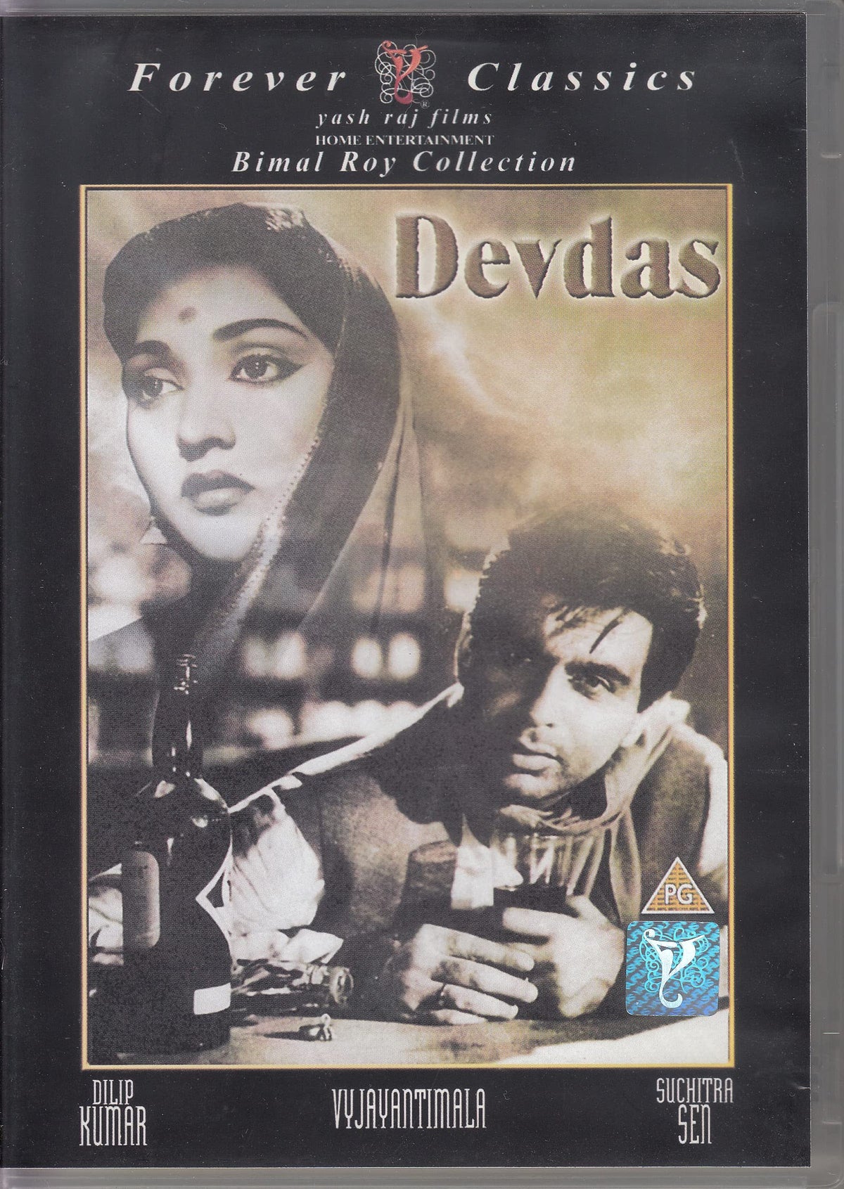 DEVDAS * Dilip Kumar, Vyjayantimala, Suchitra Sen.( Yash Raj Release , First Edition, Made in USA)