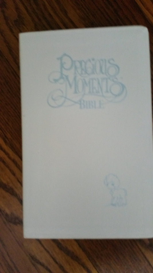 Holy Bible: Precious Moments Bible, the Living Bible, Blue Mist Leatherflex