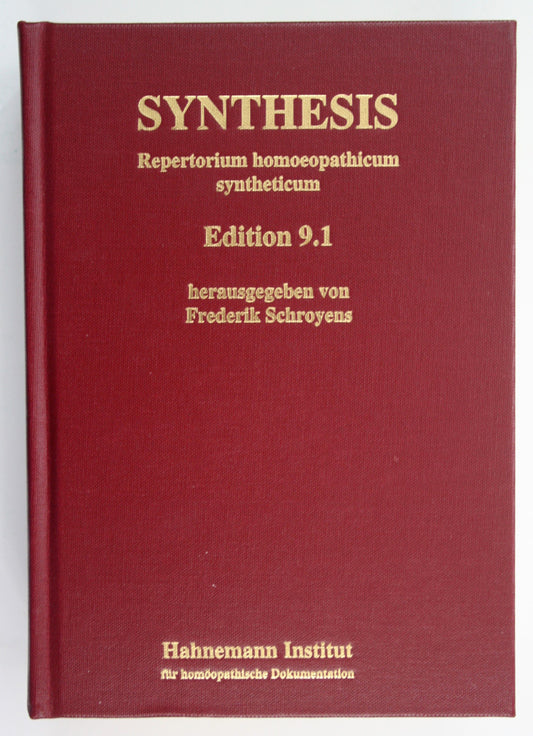 Synthesis: Repertorium Homoeopathicum Syntheticum (Livre en allemand)