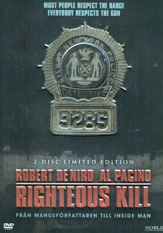 RIGHTEOUS KILL--2 DISC LIMITED EDITION STEELBOOK