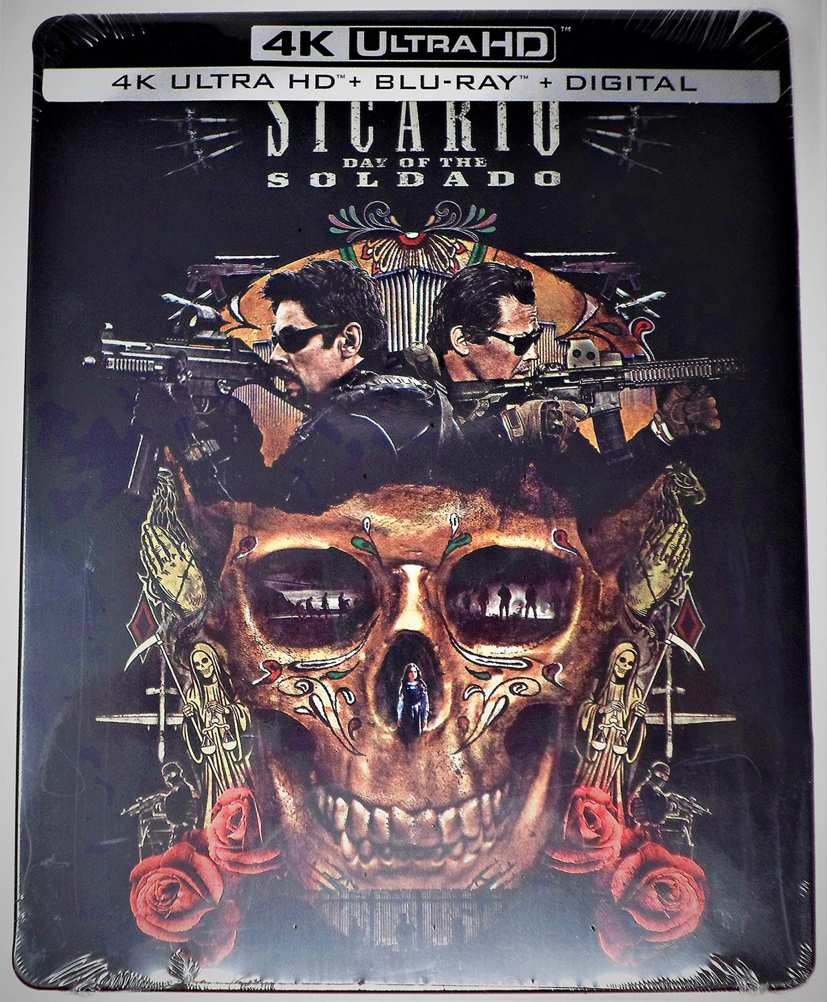 Sicario Day of the Soldado 4K Limited Edition Steelbook (4K UHD+Blu-Ray+Digital)