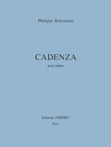 Boesmans: Cadenza