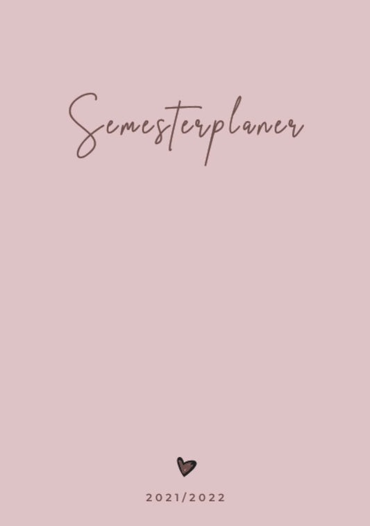 Semesterplaner: Studienplaner mit To-Do und Notenlisten, Wochenplaner, Monatskalender, Vorlesungsplan uvm. (DIN A5, 150 
