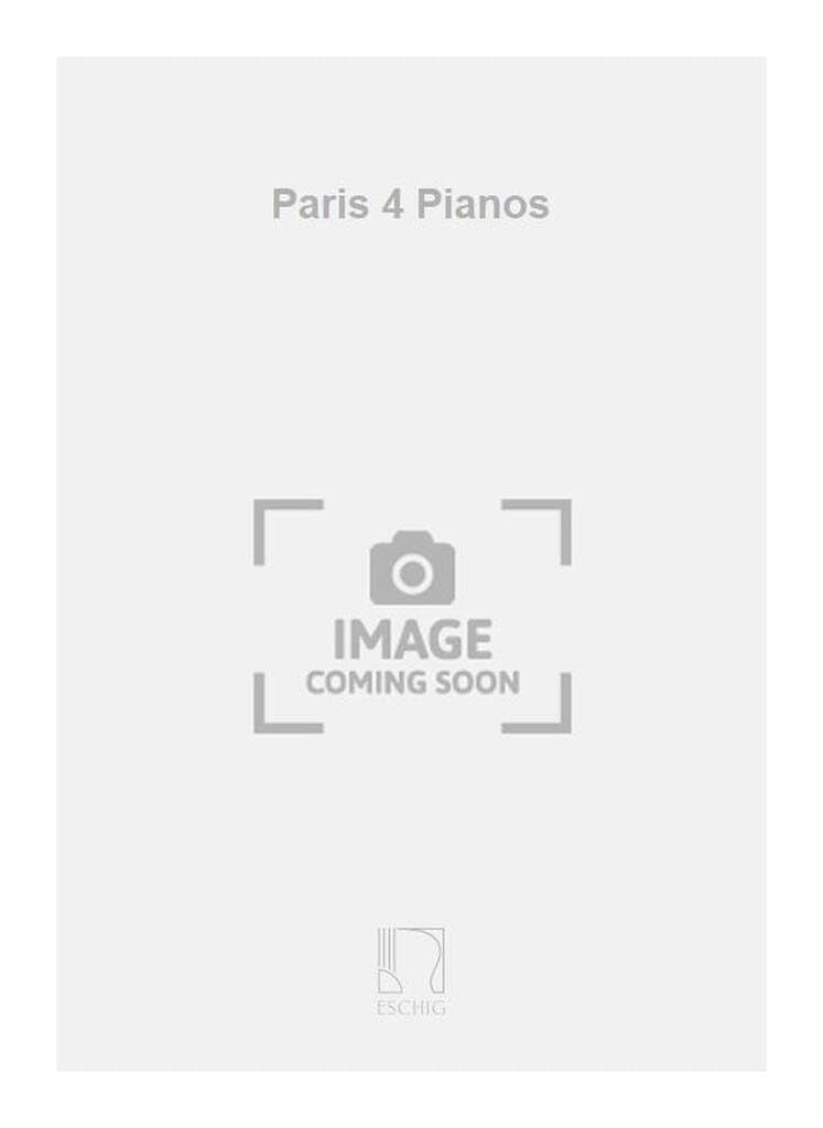 Partitions classique EDITION MAX ESCHIG MILHAUD - PARIS - 4 PIANOS Piano