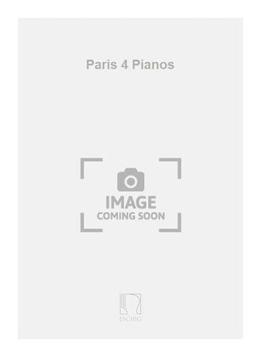 Partitions classique EDITION MAX ESCHIG MILHAUD - PARIS - 4 PIANOS Piano