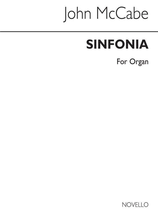 McCabe: Sinfonia for Organ. Partitions pour Orgue