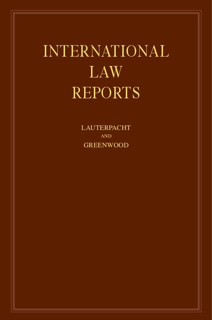 International Law Reports (Volume 92)