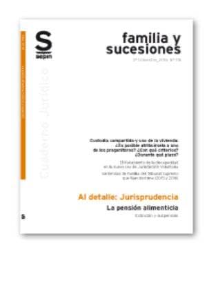 La pensión alimenticia. Extinción y suspensión