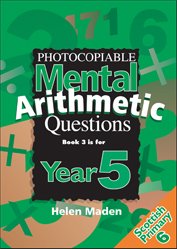 Year 5 Photocopiable Mental Arithmetic Questions: Bk. 3