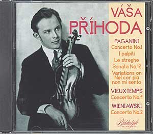 Prihoda Plays Paganini, Vieuxtemps & Wieniawski