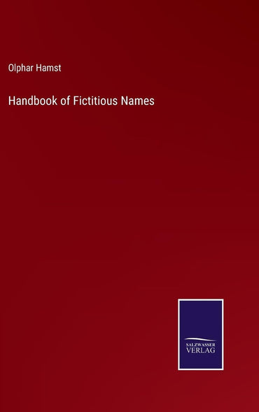 Handbook of Fictitious Names