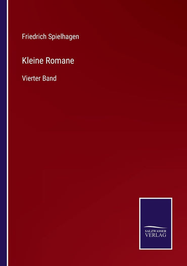 Kleine Romane: Vierter Band (German Edition)