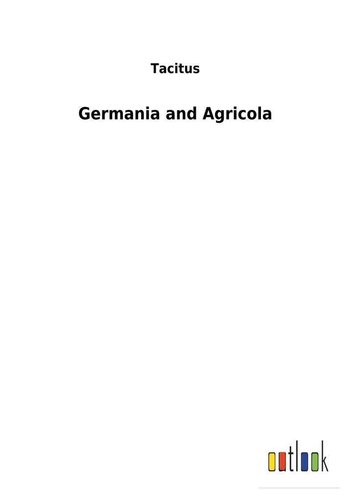 Germania and Agricola