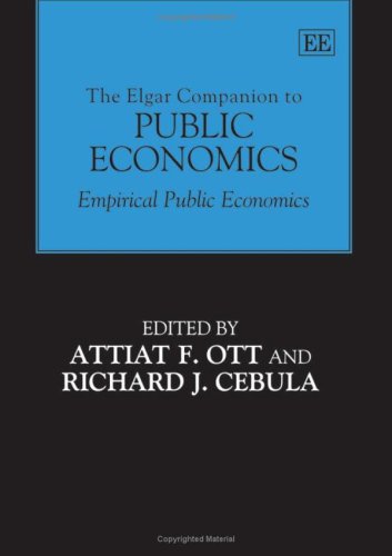 The Elgar Companion to Public Economics: Empirical Public Economics (Elgar Original Reference)