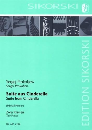 Suite from Cinderella: Two Pianos. 2 pianos.
